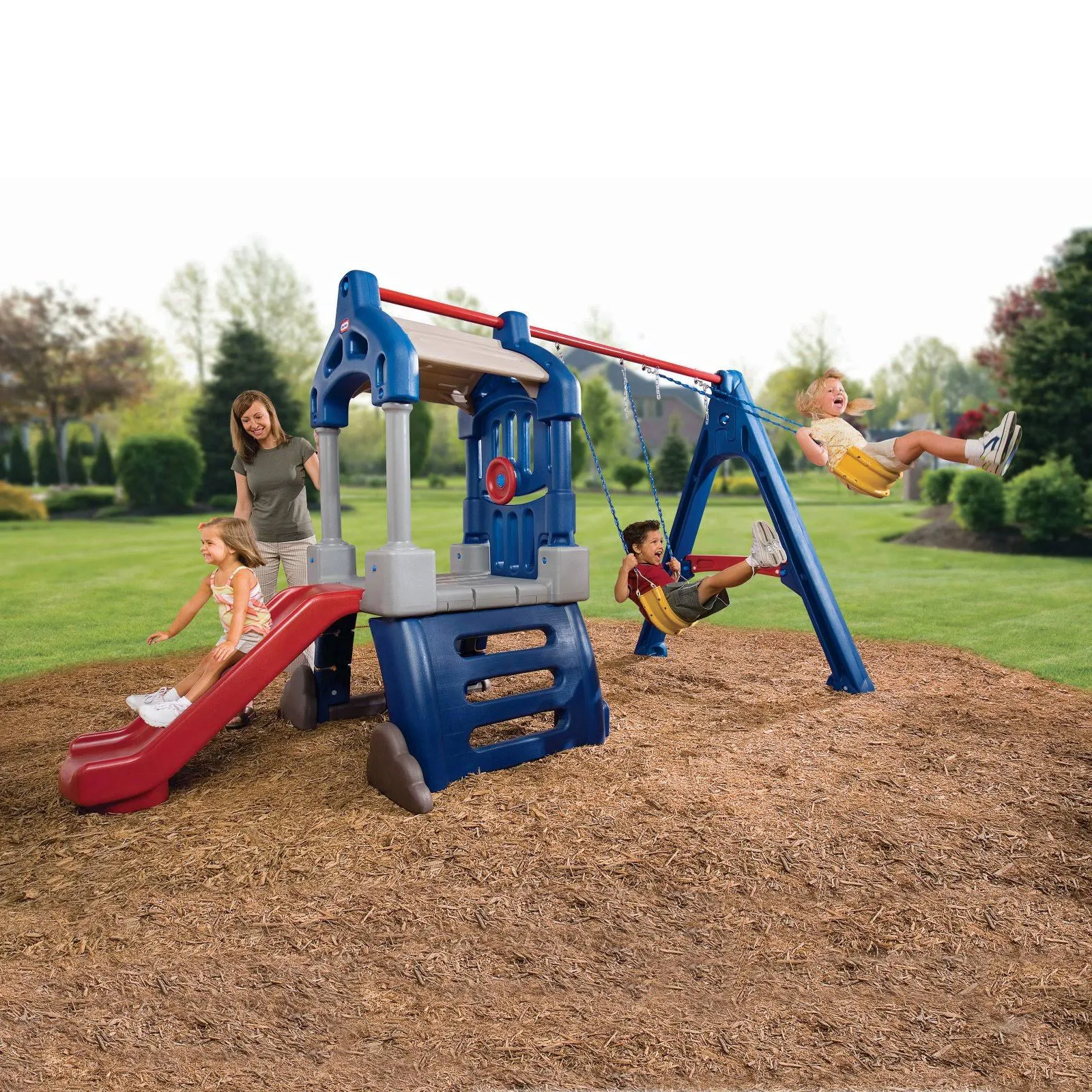 Little Tikes Clubhouse Swing Set - Image 2