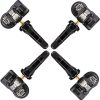 Autel TPMS Sensor MX-Sensor TPS218-315MHz+433MHz 2 in 1 Dual Frequency Replaced OEM Tire Pressure Sensor Universal Programmable Screw-in Sensor Sets of 4 (Rubber Valves)