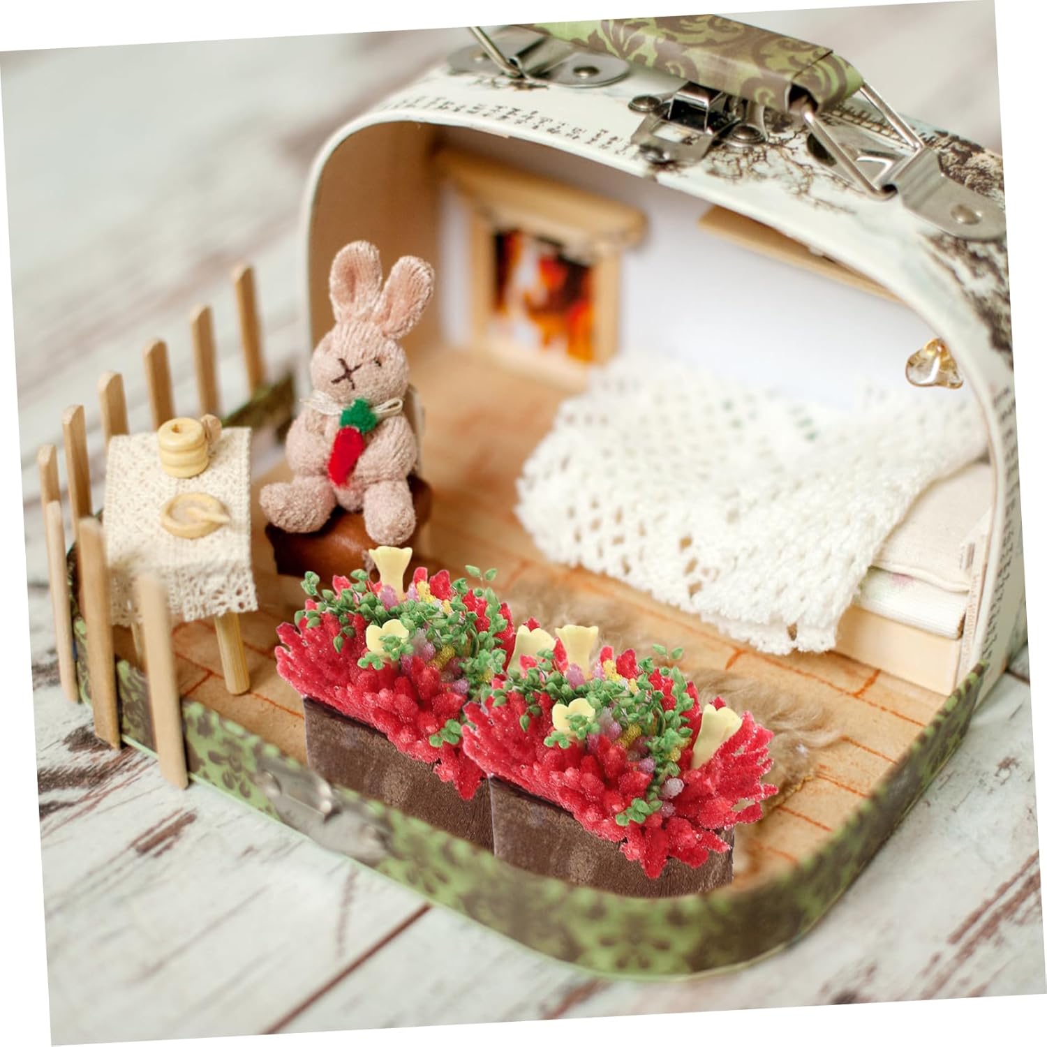 Doll House Potted Plant Artificial Bonsai Decor Mini Plants Mini DIY Bonsai Model Miniature Potted Plants Doll House Supply Artificial Potted Plant Tiny Bonsai Decor Mini Bonsai - Image 6