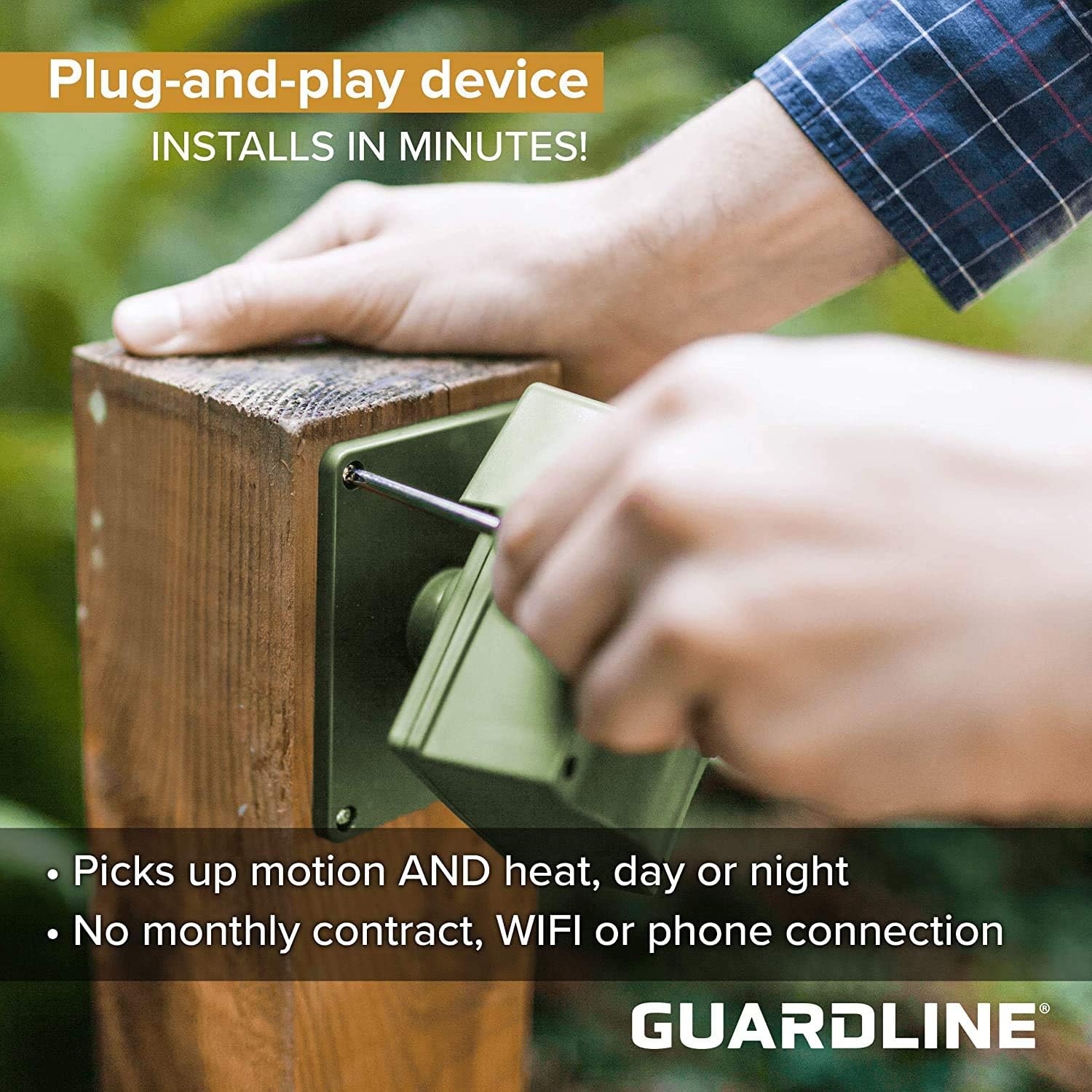 Guardline Wireless Driveway Alarm – 4 Motion Detector Alarm Sensors & 1 Receiver, 1/4 Mile Range, Weatherproof Outdoor Security Alert System for Home & Property - Image 15